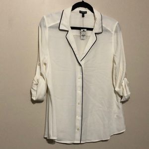 Express button down blouse
